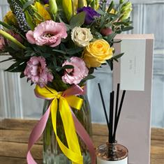 Mother's Day Vase Gift Set with Diffuser