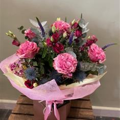 Pretty inn Pink Handtied Bouquet