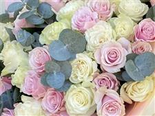 Elegant corporate flower arrangements in a reception area